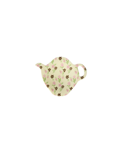 Rice - Tea Bag Plate - Cream - Hacienda Flower Print
