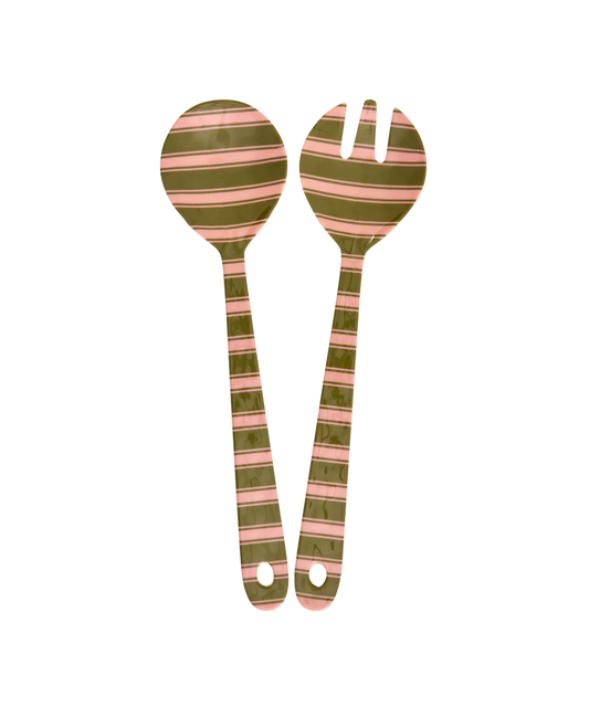 Rice - Salad servers striped