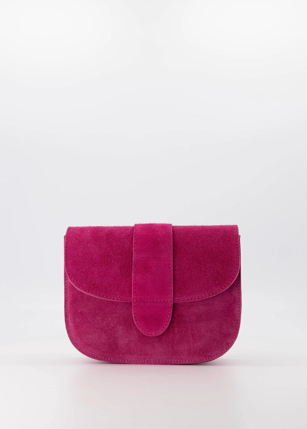Tas maan - Fuchsia suede