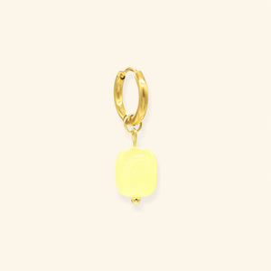 Mable oorbel - Butter Yellow
