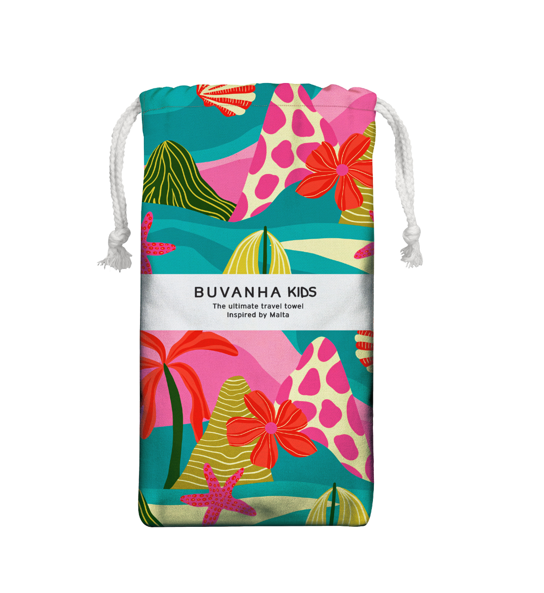 BUVANHA Travel handdoek Kids - Malta S