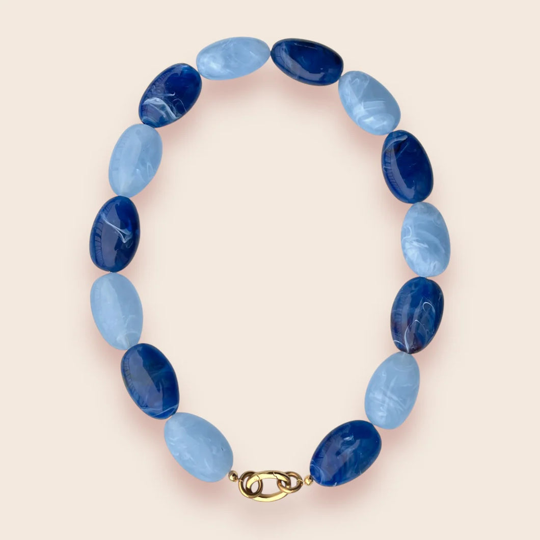 Studio Frenchie - Necklace - Double denim