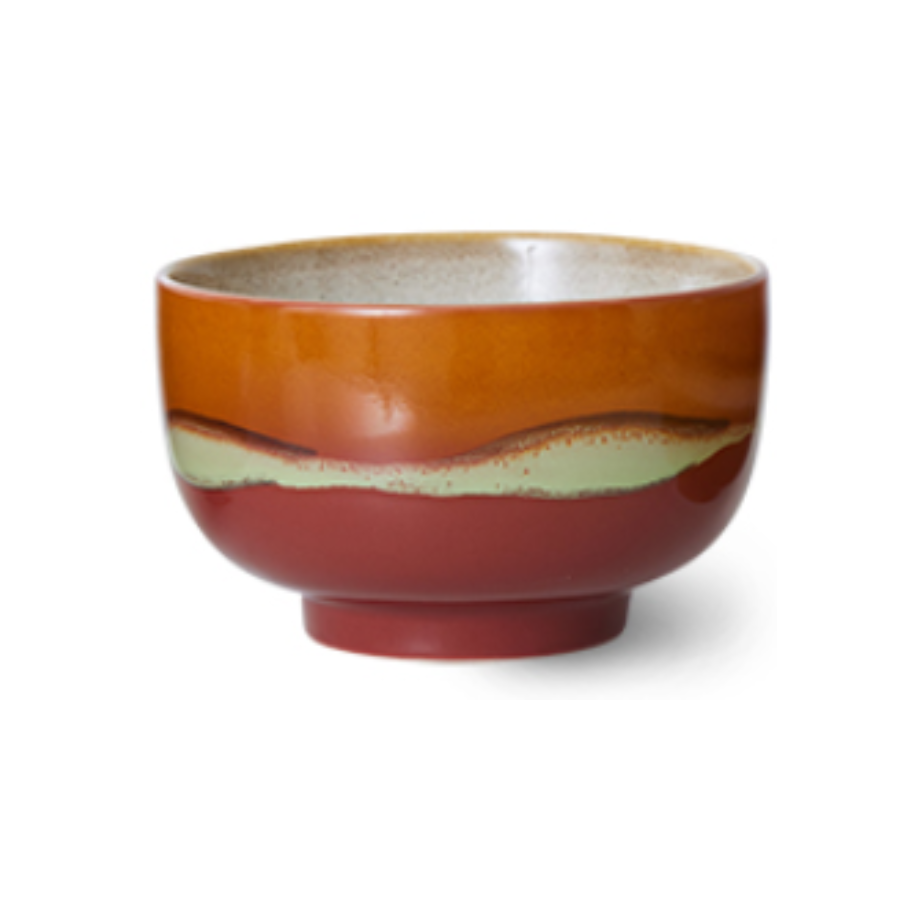 Hk Living 70s ceramics - Noodle bowl clay