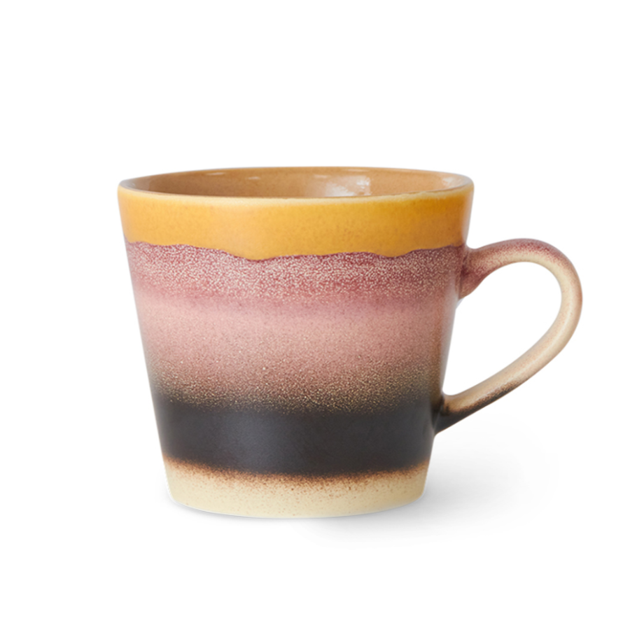 Hk Living 70s ceramics - Cappuccino mug sunset