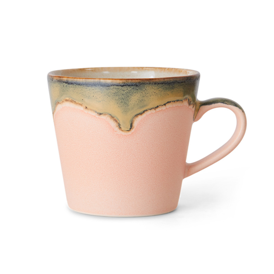 Hk Living 70s ceramics - Cappuccino mug blossom