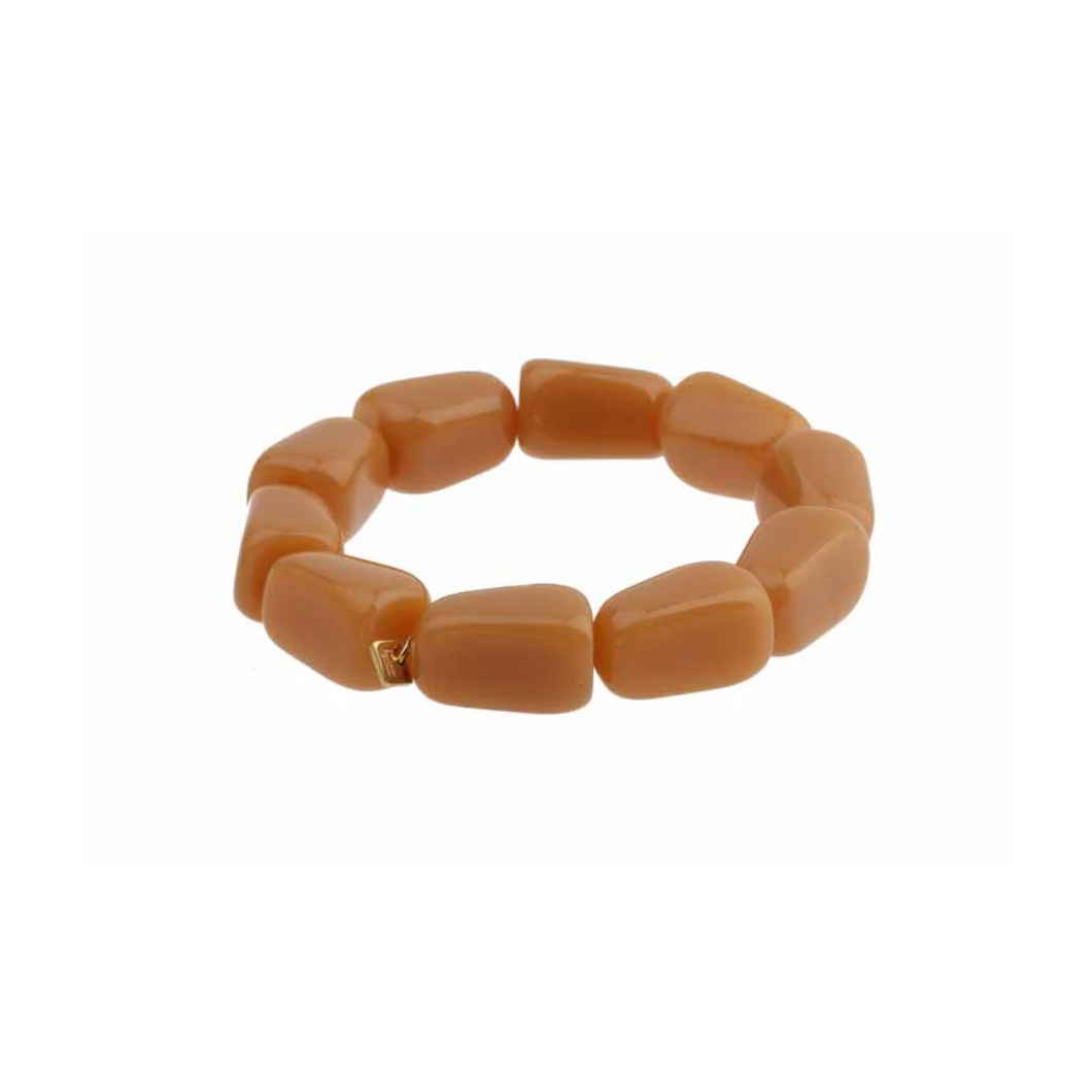 Armbandje kralen - Caramel
