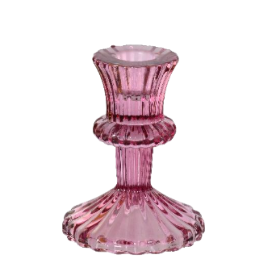 Kandelaar Glas - Paars