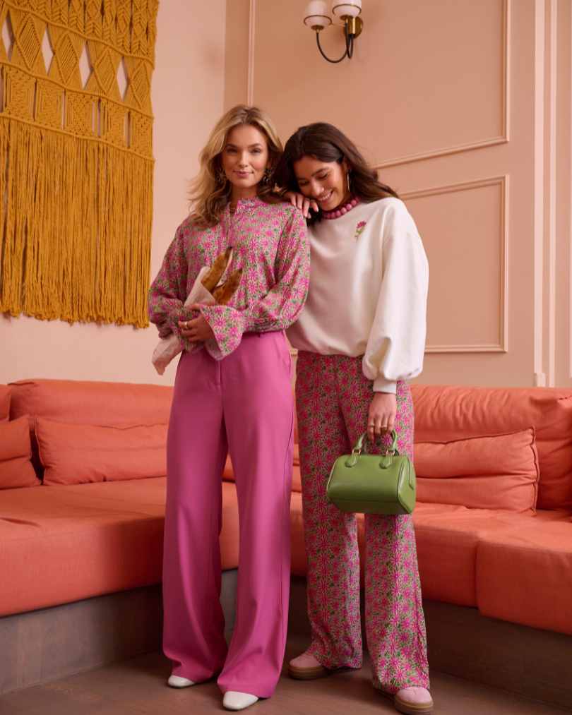 Ydence Pants Solange - Berry pink