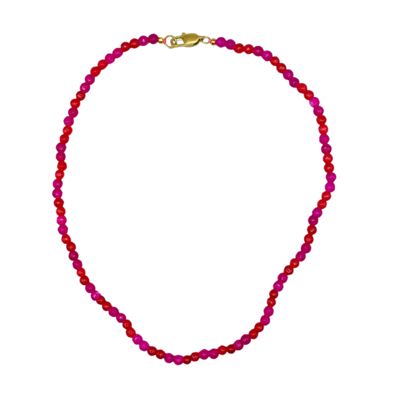 Bonnie studio's - Roger Double Pink Necklace