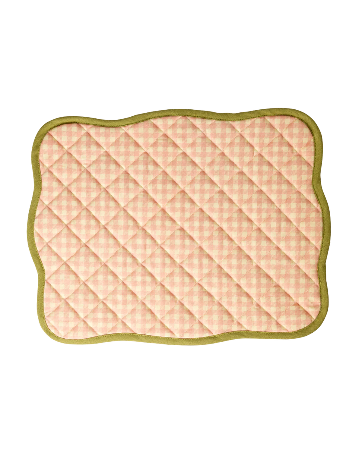 Rice - Katoen Placemat Mosgroen