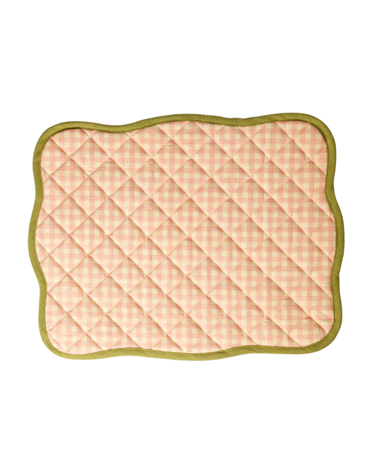 Rice - Katoen Placemat Mosgroen