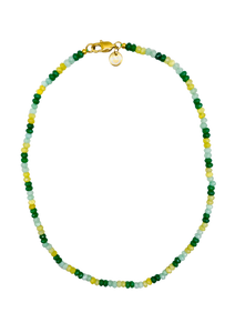 Bonnie Studio's - Roger mixed necklace green