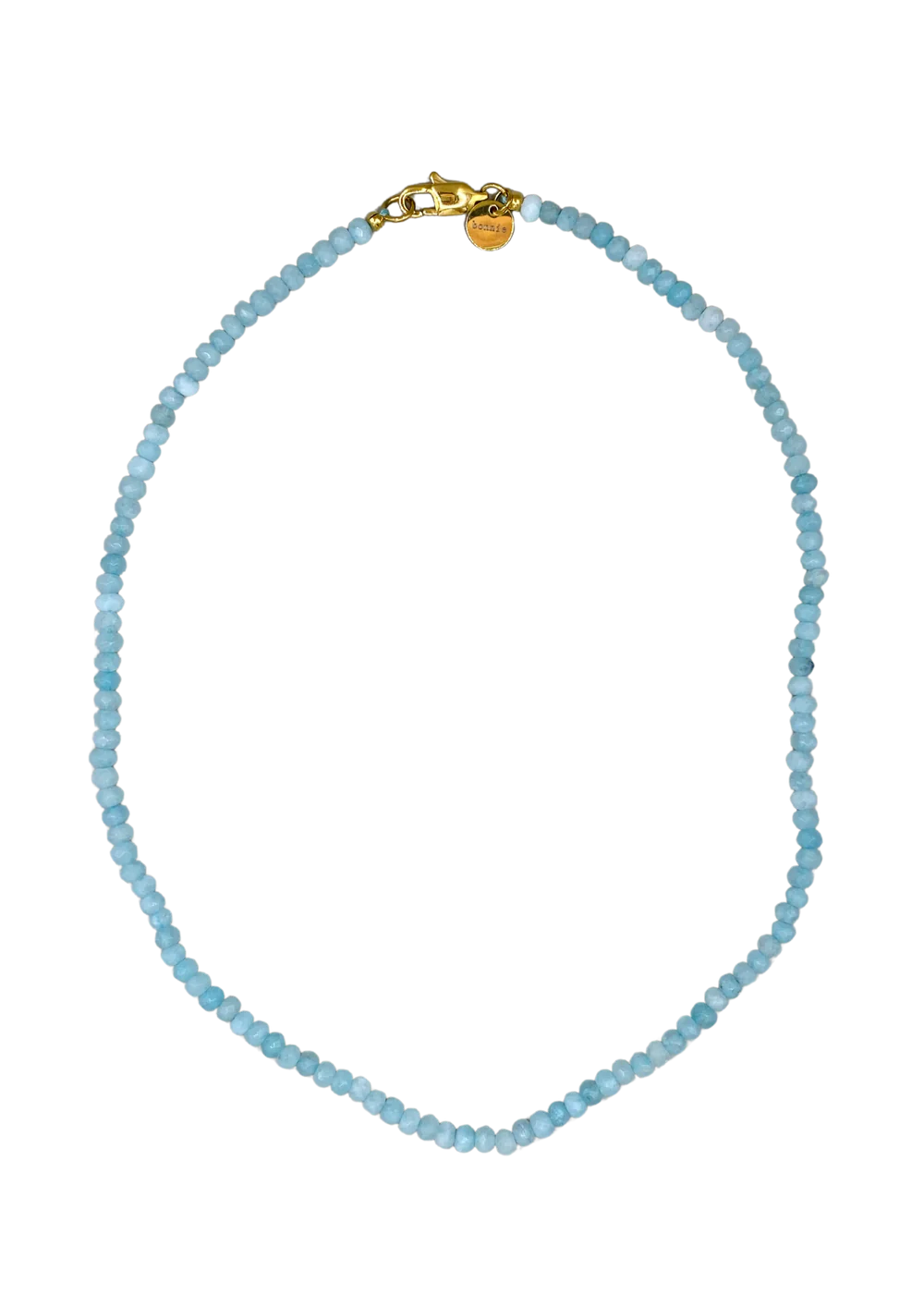 Bonnie Studio's - Necklace Roger baby blue