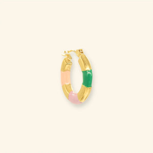 Mable oorbel - Tropical Hoop