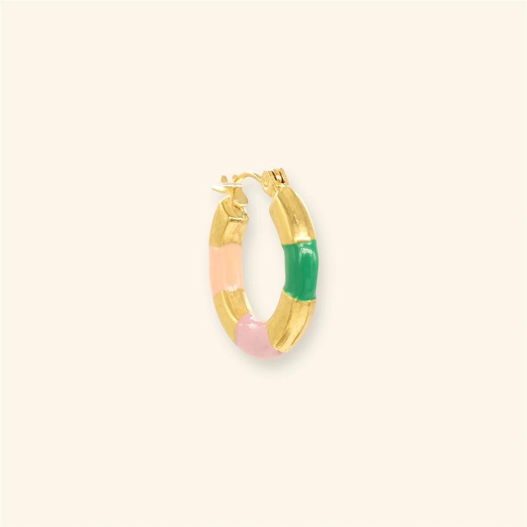 Mable oorbel - Tropical Hoop