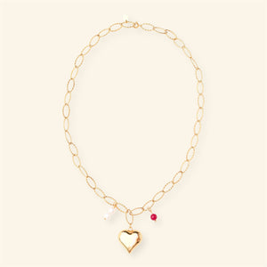 Mable ketting - Goud hart