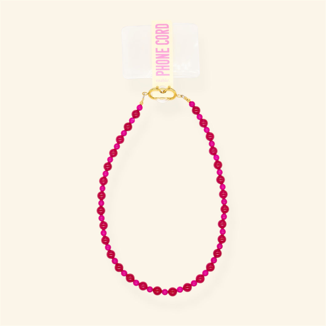 Telefoonkoord Mable - Roze/paars