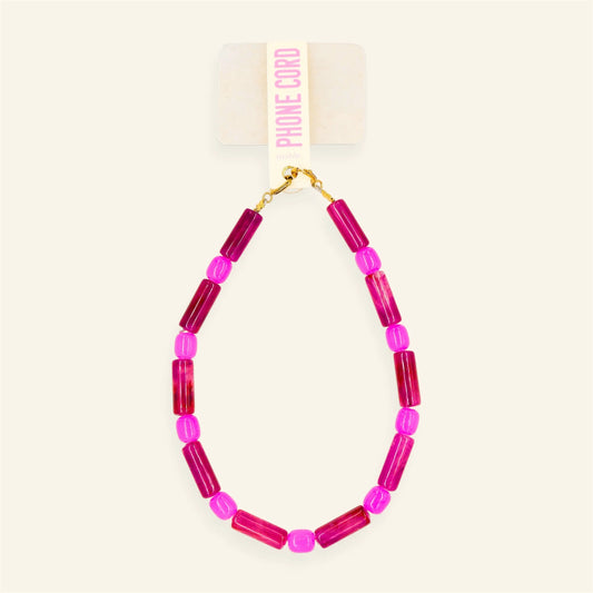 Telefoonkoord Mable - Roze/paars