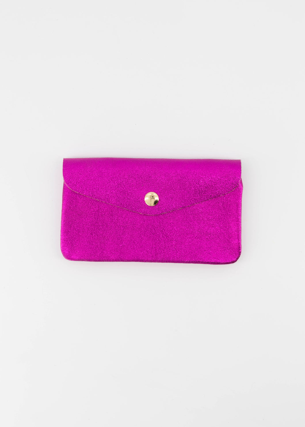 Portemonnee groot - Fuchsia metallic