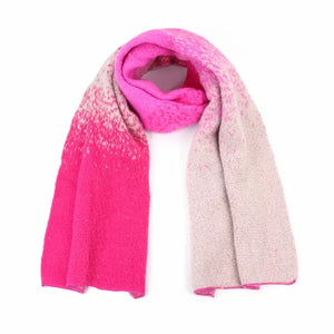 Sjaal - Roze/donkerroze/beige