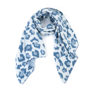 Sjaal panter - Blauw