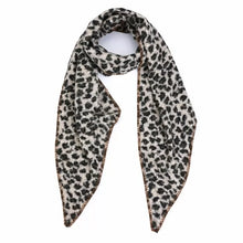 Afbeelding in Gallery-weergave laden, Sjaal Panter - Beige/Groen
