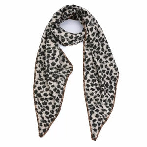 Sjaal Panter - Beige/Groen