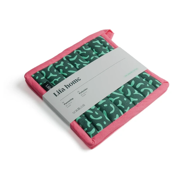 Pannenlappen Set Vivid Green Green - set van 2