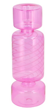 Afbeelding in Gallery-weergave laden, Kaarsenstandaard glas Candy - Roze
