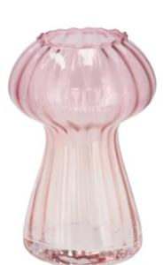 Vaasje mushroom 4 - Nude/roze