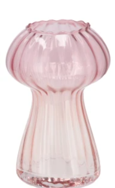Vaasje mushroom 4 - Nude/roze