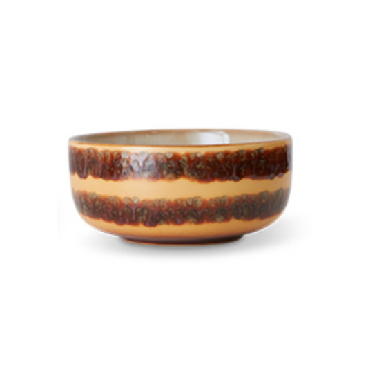 Hkliving 70s ceramics - Dessert bowl Cliffs