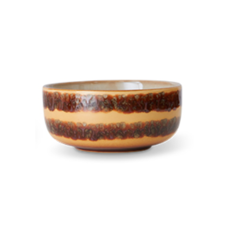 Hk Living 70s ceramics - Dessert bowl cliffs