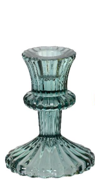 Kandelaar Glas - Blauw