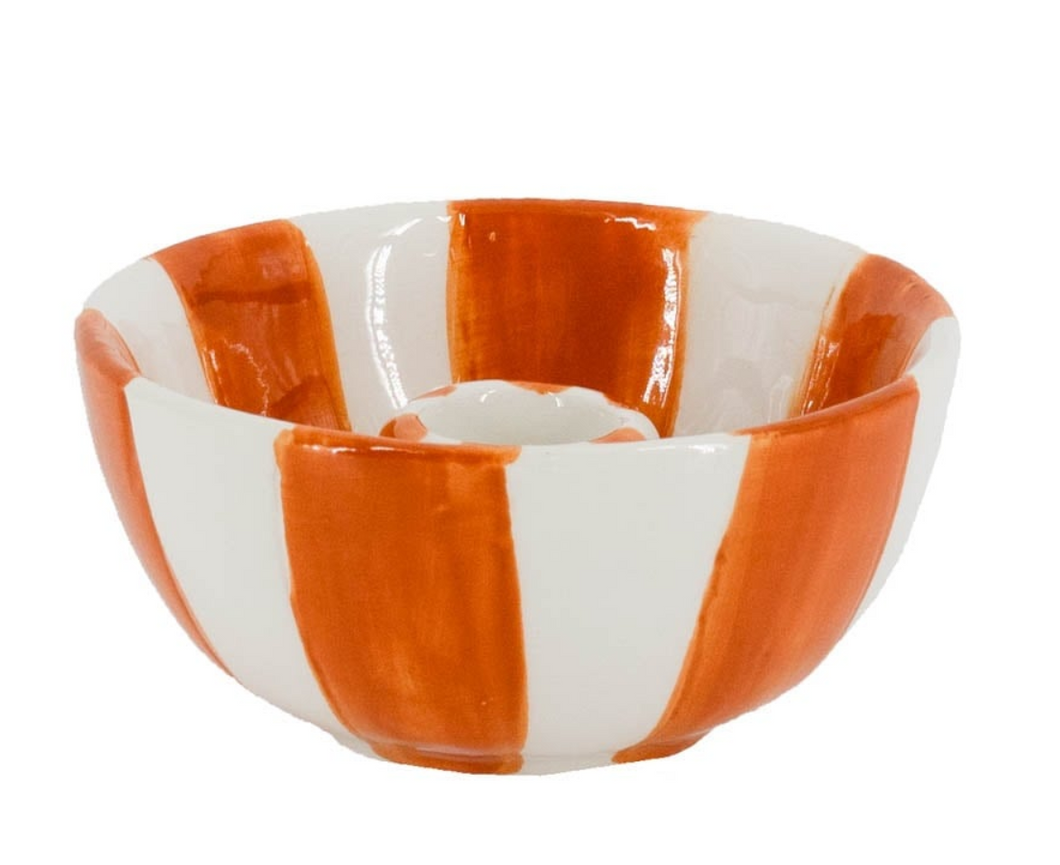 Kaarsenstandaard Gestreept - Oranje