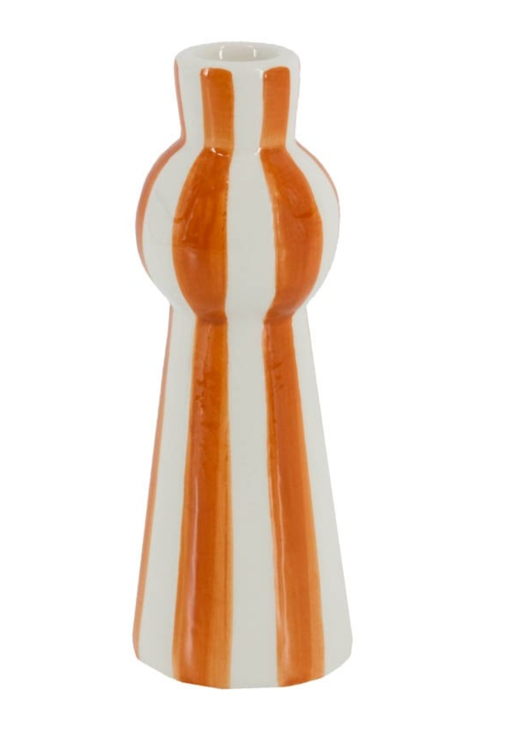 Kandelaar Gestreept - Oranje