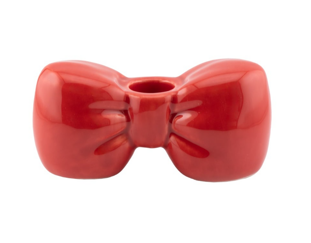 Kaarsenstandaard Strik - Rood