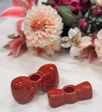 Afbeelding in Gallery-weergave laden, Kaarsenstandaard Strik - Rood
