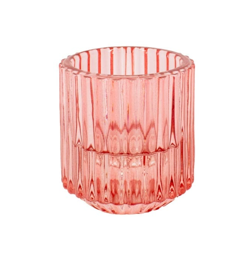 Waxinelichthouder - Roze