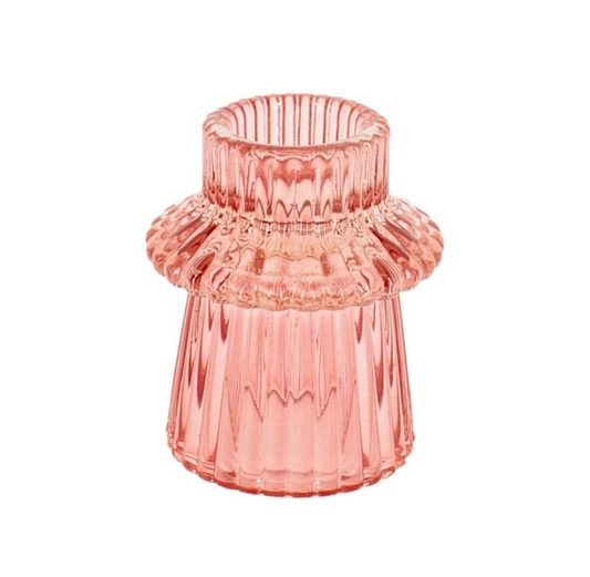 Kaarsenstandaard smal - Roze