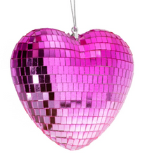 Afbeelding in Gallery-weergave laden, Kersthanger Disco Hart - Roze/Multicolour
