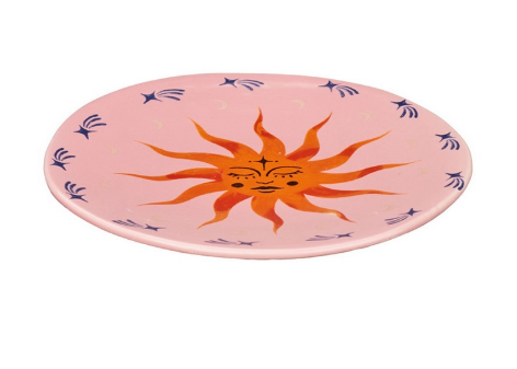 Bord - Zonnetje Roze
