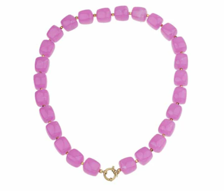 Kralenketting Glow - Paars