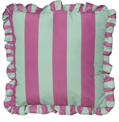 Buitenkussen Valencia - Mint/Roze