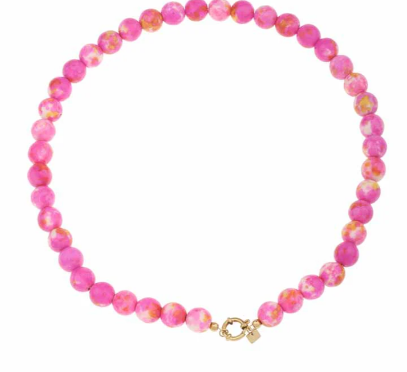 Kralenketting Sevilla - Roze