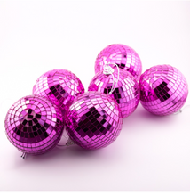 Afbeelding in Gallery-weergave laden, Kerstbal Disco - Fuchsia
