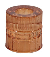 Afbeelding in Gallery-weergave laden, Glazen kaarsenstandaard - Sandstone
