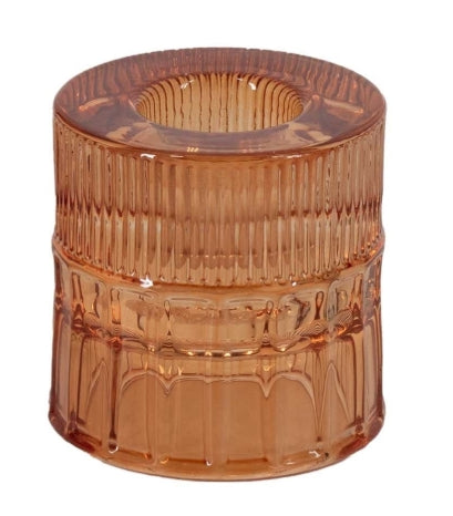 Glazen kaarsenstandaard - Sandstone