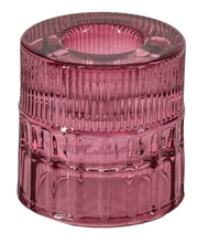Afbeelding in Gallery-weergave laden, Glazen kaarsenstandaard - Roze

