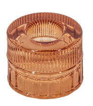 Afbeelding in Gallery-weergave laden, Glazen waxine- en kaarsenstandaard - Sandstone
